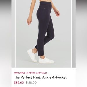 Spanx Petite Skinny Pants/ Dark Navy